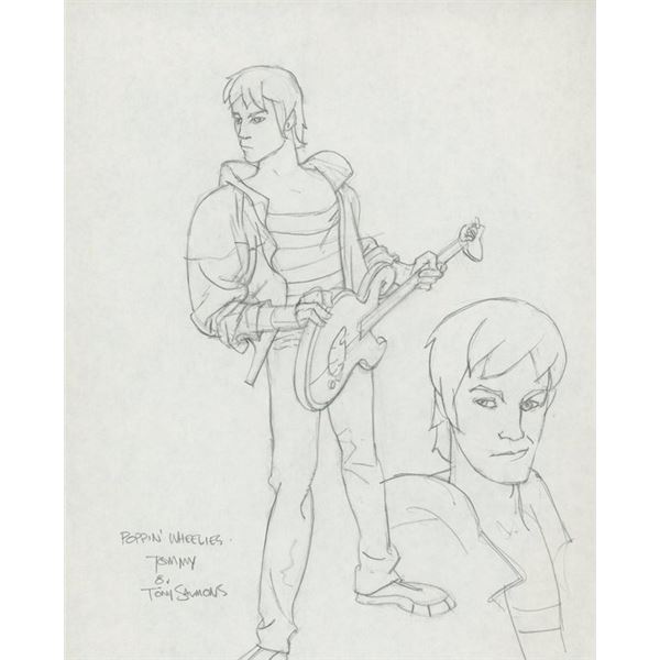 Marvel Artist Tony Salmons original signed sketch