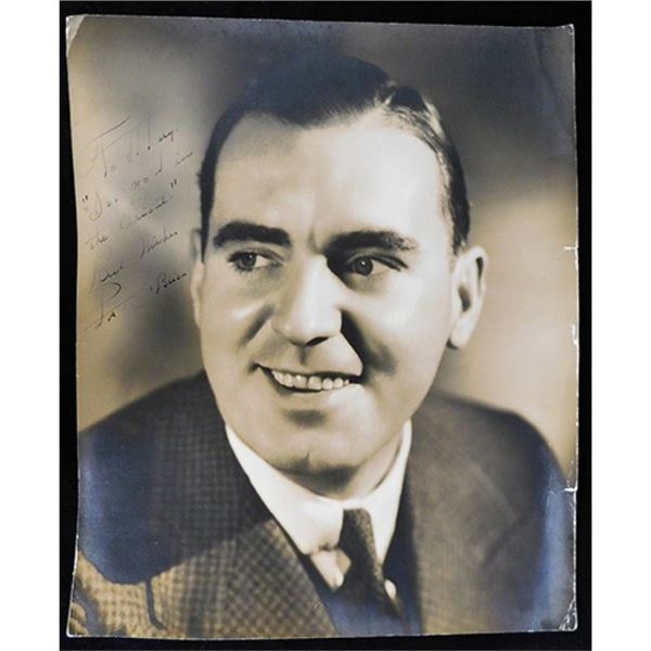All American Pat O'Brien Signed 10x12 Original Still Vintage Photo JSA Authenticated
