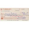 Image 1 : American Singer Sam Coslow signed check