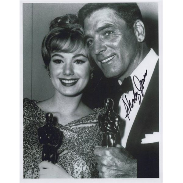 Oklahoma Shirley Jones Signed Photo With Burt Lancaster