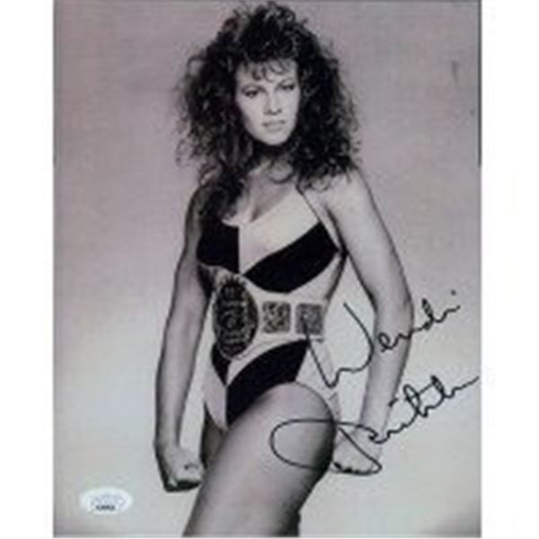 WWF WWE Wrestler Wendi Richter Signed Photo