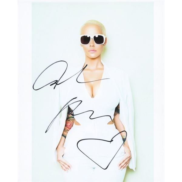 Amber Rose signed photo