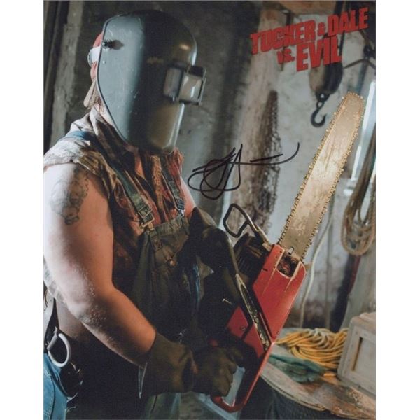 Tucker & Dale Vs Evil Tyler Labine Signed Photo