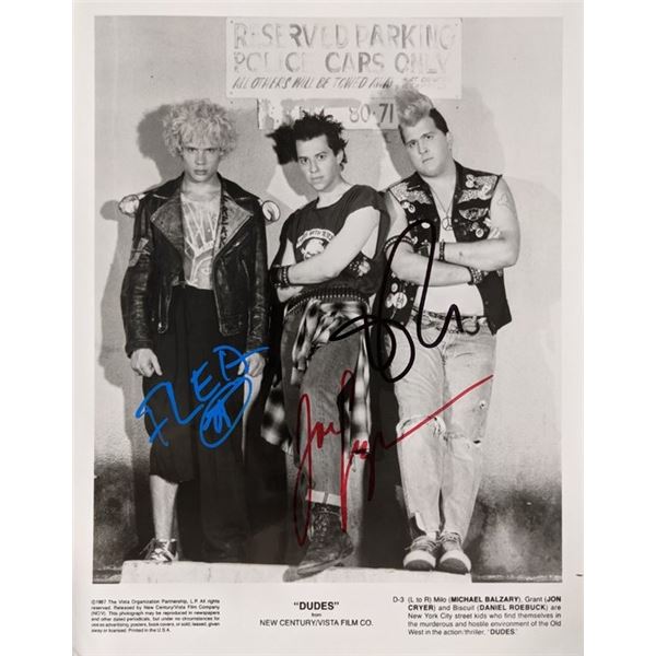 Dudes cast signed photo