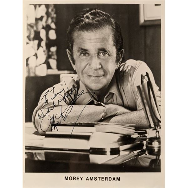 The Dick Van Dyke Show Morey Amsterdam signed photo