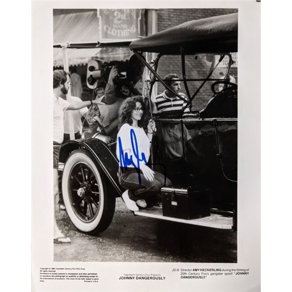 Johnny Dangerously Amy Heckerling signed photo