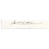 Image 1 : J.H. Ketcham Signed Civil War Signature Cut
