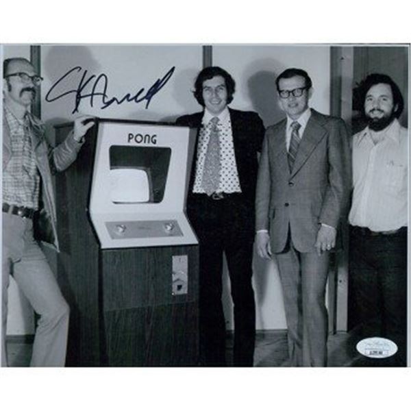 Atari Pong Creator Nolan Bushnell Signed 8x10 Matte Photo JSA Authenticated