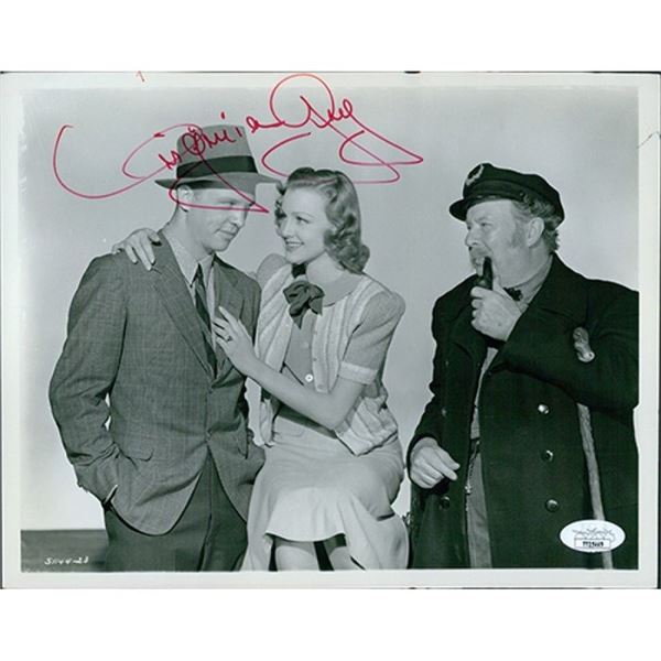 Virginia Grey The Captain Is A Lady Signed 8x10 Glossy Photo JSA Authenticated