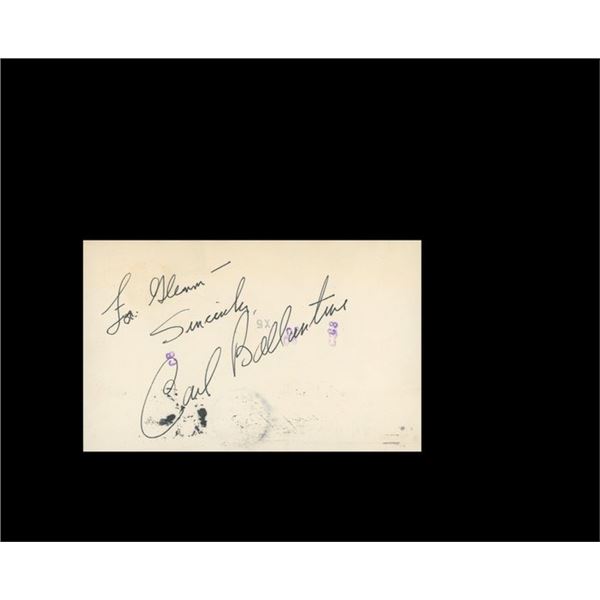 Mchales Navy Carl Ballantine signature cut