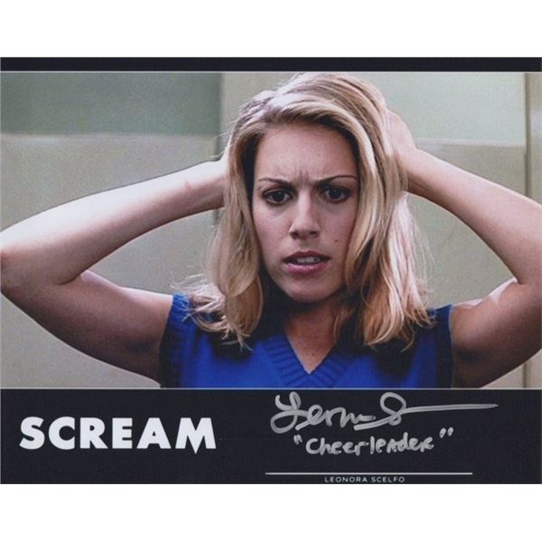 Scream Leonora Scelfo Signed Photo