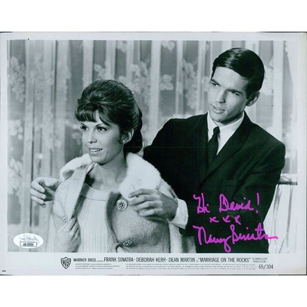 Marriage On The Rocks Nancy Sinatra  Signed 8x10 Promo Glossy Photo JSA Authentic