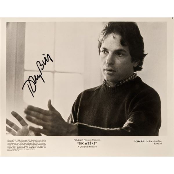 Six Weeks Tony Bill signed movie photo