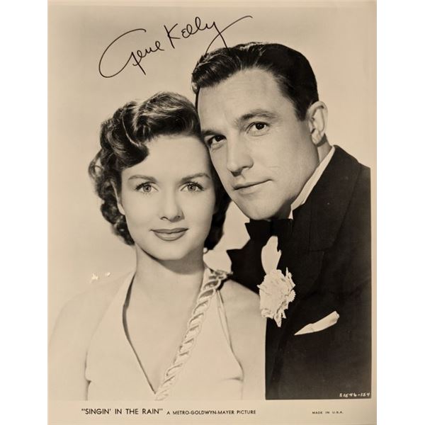 Gene Kelly signed Singing in The Rain photo