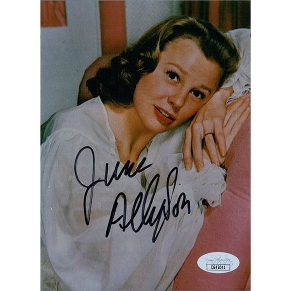 Two Girls and a Sailor June Allyson Signed Photo JSA