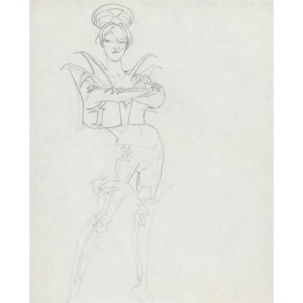Marvel Artist Tony Salmons original signed sketch