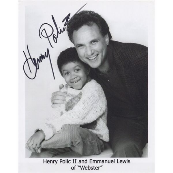 Webster Henry Polic Signed Photo