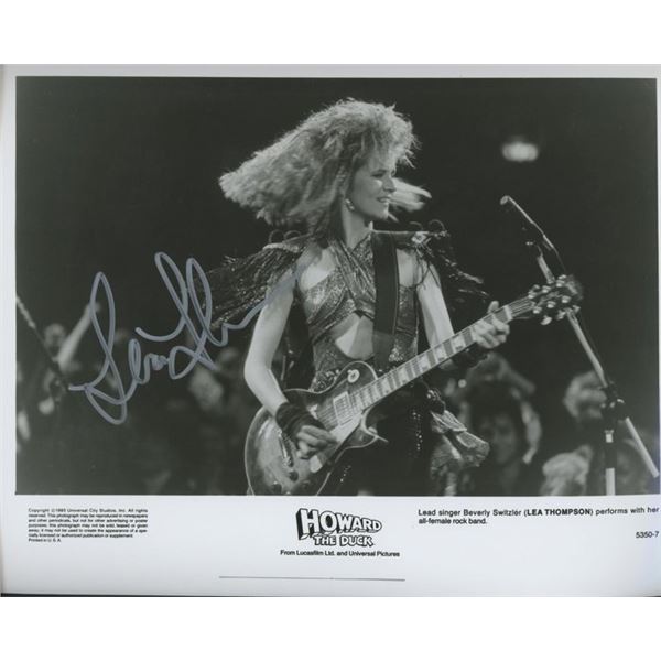 Howard The Duck Lea Thompson signed movie photo