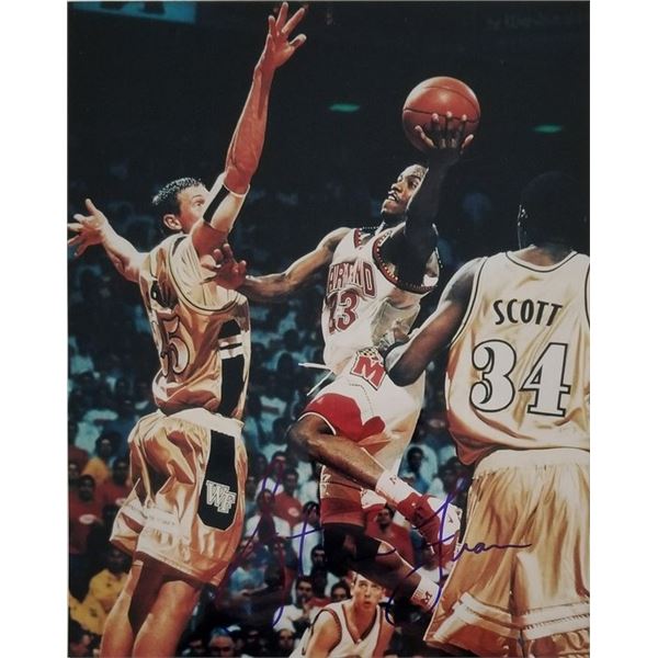 NBA Steve Francis signed college basketball photo
