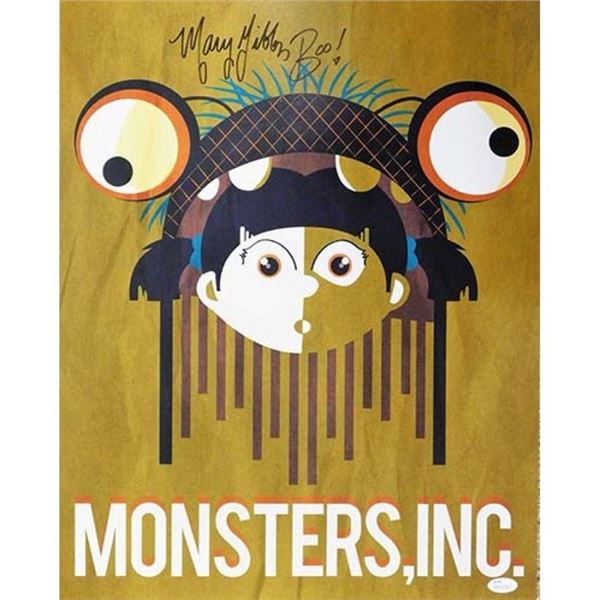 Monsters, Inc. Mary Gibbs Signed 16x20 Matte Photo JSA Authenticated
