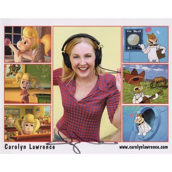SpongeBob Squarepants Carolyn Lawrence Signed Photo