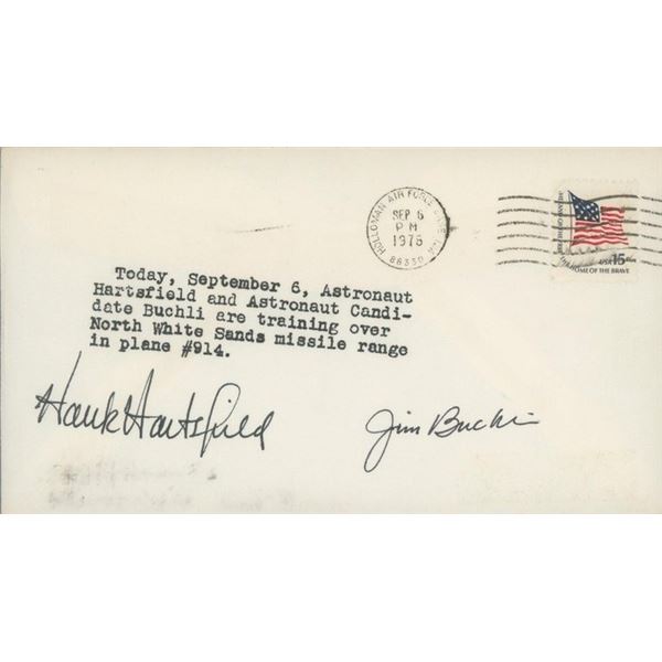 Hartsfield and Buchli signed cover