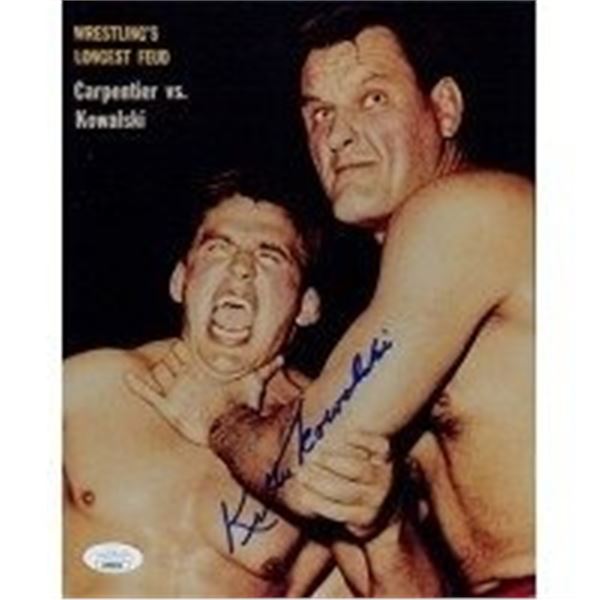 NWA WWF Wrestler Killer Kowalski Signed Photo