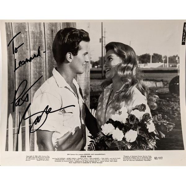 State Fair Pat Boone signed photo