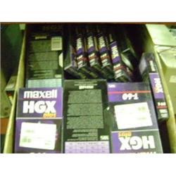 BOX OF VHS TAPES