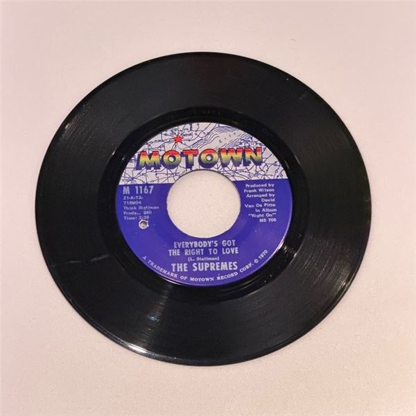 The Supremes Everybody's Got the Right to Love 45 Album