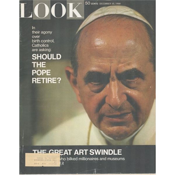 Pope Paul VI Look Magazine Dec 10, 1968