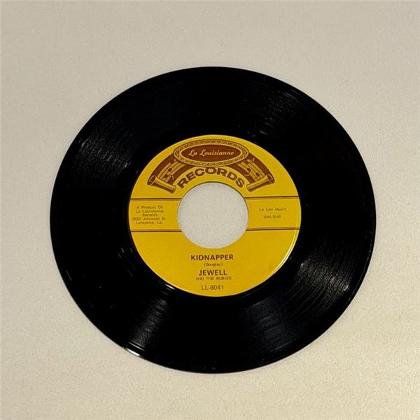 Jewell and the Rubies Kidnapper 45 Album