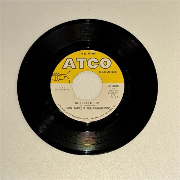 Jimmy James and the Vagabonds No Good Day to Cry 45 Album