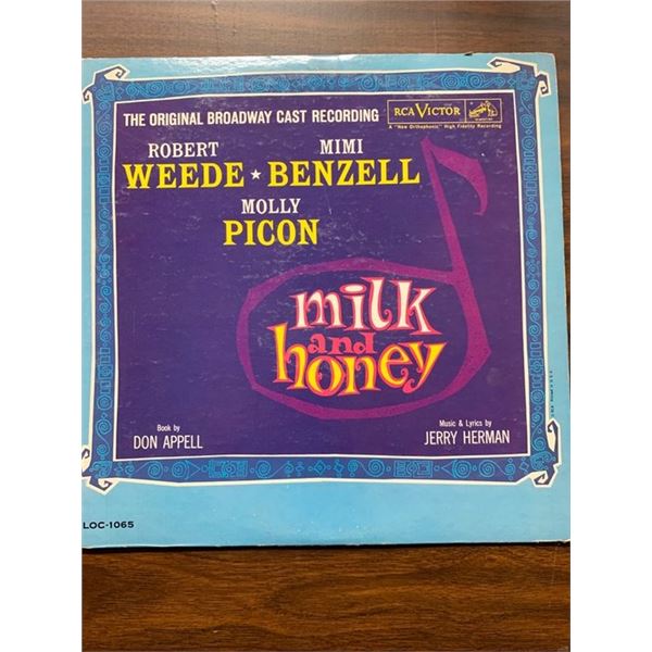 Robert Weede, Mimi Benzell, Molly Picon – Milk And Honey - The Original Broadway Cast Recor