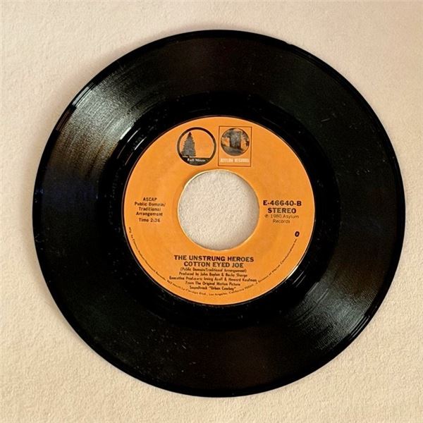The Unstrung Heroes Cotton Eyed Joe 45 Album