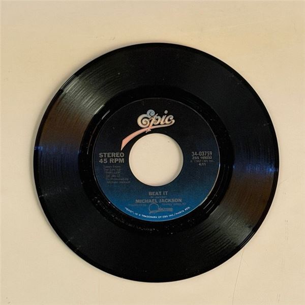 Michael Jackson Beat It 45 Album