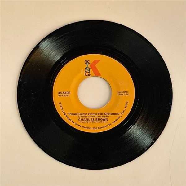 Charles Brown Please Come Home For Christmas 45 Album