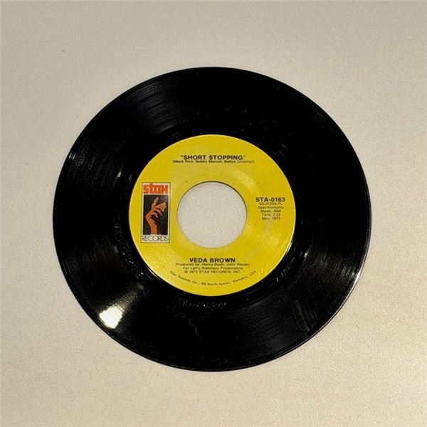 Veda Brown Short Stopping 45 Album