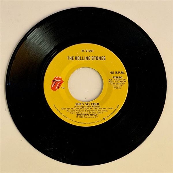The Rolling Stones She's So Cold 45 Album
