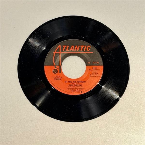 Phil Collins In the Air Tonight 45 Album