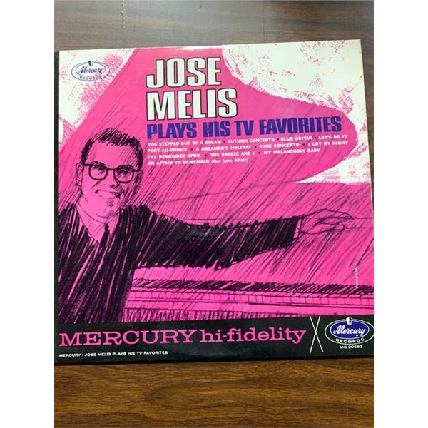 Jose Melis ‎– Plays His TV Favorites – Original Album