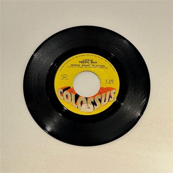 George Baker Selection Little Green Bag 45 Album