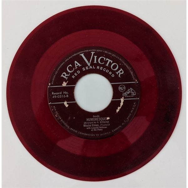 Mischa Elman – Meditation From Thais - 45 RPM Vinyl