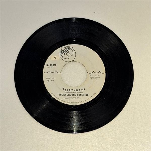 Underground Sunshine Birthday 45 Album