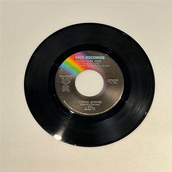 Lynyrd Skynyrd Gimme Three Steps 45 Album