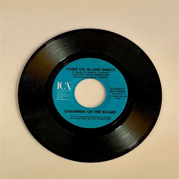 Chairmen of the Board Come on in and Dance 45 Album