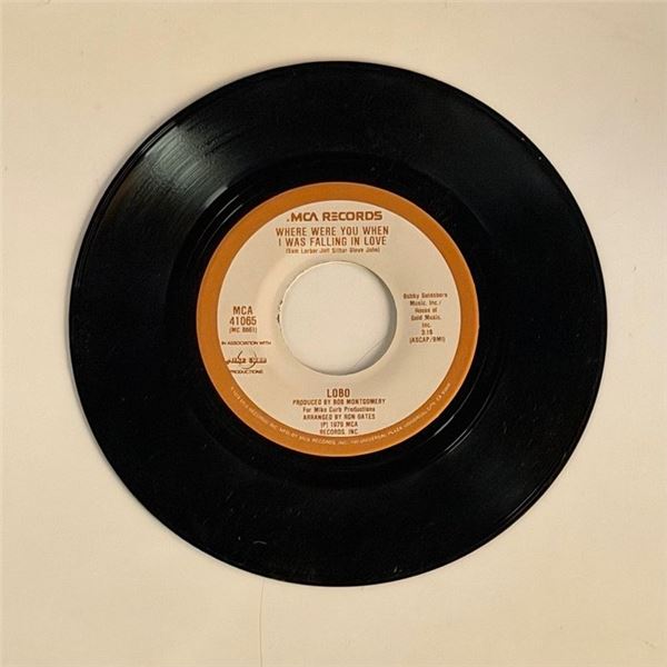 Lobo Where Were You When I Was Falling in Love 45 Album