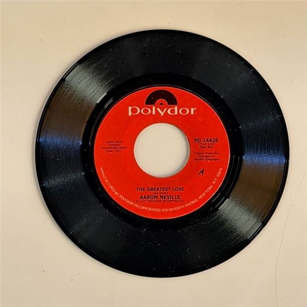 Aaron Neville The Greatest Love 45 Album