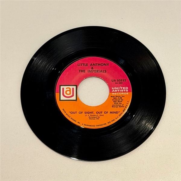 Little Anthony and the Imperials Out of Sight Out of Mind 45 Album