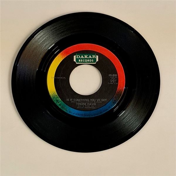 Tyrone Davis Is It Something You've Got 45 Album